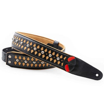RightOn! Armour Beige guitar strap alternate main product view