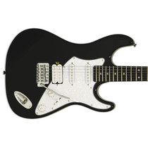 Aria 714-STD-BK black electric guitar main product view