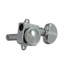 Grover 505FVC chrome locking guitar tuners shown in a close-up detail view