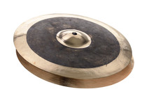 STAGG 10" Black Metal Rock Hi-Hat Cymbals with Dark Shimmer and Mysterious Sound