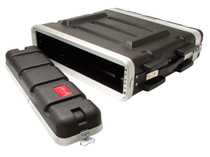 STAGG Light Weight ABS Stackable Black Rack Case For 2 Unit 2U 2 Space