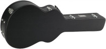 STAGG Black Basic Hardshell Hard Case for Jumbo Guitar