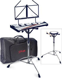 STAGG Percussion Bell Set In Ergonomic Nylon Gigbag Xylophone Glockenspiel