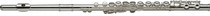 Stagg C Flute W/abs Case Silver Plated Closed Holes Offset G Ws-fl231