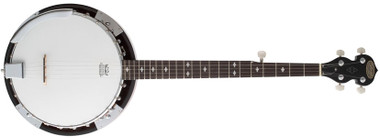 STAGG BJW24 DL 5-String Western Banjo with Mahogany Resonator and 24 Brackets