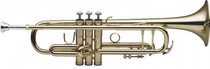 Levante LV-TR4205 Bb Trumpet With Case Gold Lacquer W 1st Slide Saddle & 3rd Slide Ring 2 Year Warranty