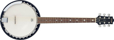 STAGG BJM30 G 6-String Bluegrass Banjo with Guitar Tuning and Metal Pot