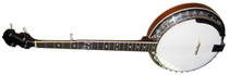 STAGG Left Handed Model 5 String Bluegrass Banjo Deluxe With Metal Pot Lefty