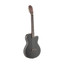 Angel Lopez Black Electric Solid Body Classical Cutaway Nylon String Guitar - view 3