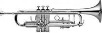 Levante Bb Trumpet With Case Silver Plated W 1st Slide Saddle & 3rd Slide Ring 2 Year Warranty