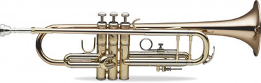 Levante Professional Bb Trumpet With Case Gold Lacquer W Monel Pistons LV-TR6305 2 Year Warranty
