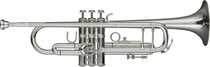 Levante Professional Bb Trumpet w Case Silver Plated W Monel Pistons Lv-Tr6301