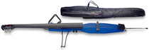 STAGG Transparent Blue Electric Double Bass with Gigbag Plus 1/4" Output  EUB Electric Upright Bass
