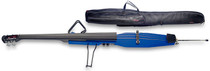 STAGG Transparent Blue Electric Double Bass With Gigbag Plus 1/4" Output EUB Electric Upright Bass