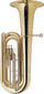 Stagg WS-BT235 Bbb Tuba 3 Pistons In Nickel Silver W/abs Case On Wheels Gold Lacquer 2 Year Warranty