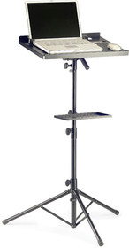STAGG Tubular Steel Laptop Stand With Extra Table