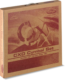 STAGG Standard Brass 3 Cymbal pack-18" Crash - 14" Medium HiHat pair set