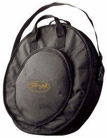 STAGG Dual Compartment Cymbal Bag for Cymbals up to 22" with Shoulder Strap