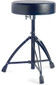 STAGG Double-Braced Adjustable Drum Throne with Round Seat and Anti-Sinking Lock