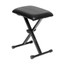 STAGG Black Height Adjustable Keyboard Bench With X Folding Legs - view 3