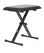 STAGG 3 Positions Height Adjustable Black Keyboard Bench W/x Folding Legs