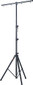 STAGG LIS-A2022BK Heavy-Duty Single Tier Lighting Stand in Metallic Black