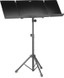 STAGG Folding Black Steel Orchestral Music Stand W Fold-out Side Extension - view 2