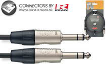 Stagg Rean Neutrik 2M/6' Audio Mini Stereo 1/8" Plug to Mini Stereo 1/8" Cable