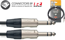 Stagg Rean Neutrik 3M/10' Audio Mini Stereo 1/8" Plug to Mini Stereo 1/8 Cable