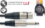 Stagg Rean Neutrik 6M/20' High Impedance Mic Microphone Cable XLR F To 1/4" Plug