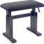 Stagg Black Hydraulic Piano Bench With Black Velvet Top W Adjustable Height - view 2