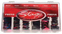 STAGG PBOX6 Bulk Guitar Pick Box with 600 Assorted Celluloid Plectra