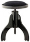 Stagg Gloss Black Piano Stool Black Velvet W Adjustable Height Ps35 Bkp Vbk