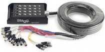 Stagg Stagebox 16 XLR F/4 XLR M- 15M 50' Drop Box Stage Snake Ssb-15/16x4xh