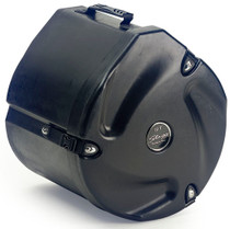 STAGG 12"x12" Black Polyethylene Tom Drum Case with Durability