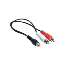 Pyramid RY5 1 Female to 2 Male RCA Adaptor