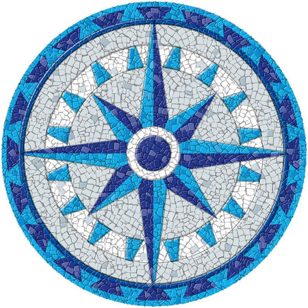 Large Mosaic Compass