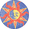 Large Mosaic Sun