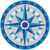 Medium Mosaic Compass