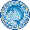 Medium Mosaic Single Dolphin