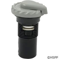 Waterway Plastics 1" Top Access Silent Air Control, Scalloped Gray - 660-3567