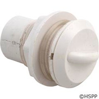 Waterway Plastics Air Control, Straight Nut, Crescent Handle, 1/2", White - 660-3300