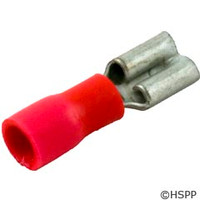 Generic Female Disconnect, Red 22-18Awg, .187" Tab (Pkg 25) -