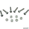 Hayward Pool Products Cover Screw W/Nut Set Of 6 Each - SPX0710Z1A