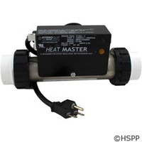 Hydro-Quip Ct202-C Bath Heater,In-Line,Vacuum,240V 2.0Kw,3' Bare Cord - CT202-C