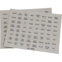 Pentair Pool Products Label Set For Indoor Control Panel Cp3800 Family - LBL3800