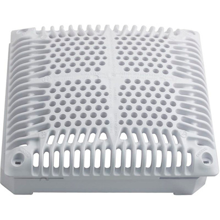 Hayward Pool Products Main Drain Grate, 9" x 9" Square, with Frame