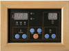 Sante Fe - Hemlock 3 Person FAR Infrared Sauna With Carbon Heaters - Corner Unit - Control Panel