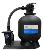 Aqua Pro Clear Water 100lb Sand Filter System with 1.5hp Pump - 2 Speed