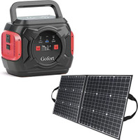 GOFORT 320W Portable Power Station with 18V Solar Panel